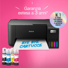 MULTIFUNZIONE EPSON EcoTank ET-2860 A4 33/15PPM 100FF WiFi USB Epson Connect C11CJ67428 EPSON