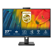 MONITOR PHILIPS LED 27"Wide 2K 27B1U5601H/00 IPS 2560x1440 4ms 350cd/m² 2x5W MM WEBCAM Reg.H PIVOT HDMI DP USB-C docking 27B1U56