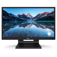 MONITOR PHILIPS TOUCH LED 23.8" Wide 242B9T/00 IPS 1920x1080 5ms 250cd/mq 1000:1(50.000.000:1)2x2WMM Reg.inH VGA DVI HDMI DP USB