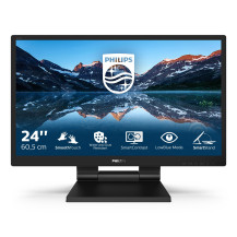 MONITOR PHILIPS TOUCH LED 23.8" Wide 242B9T/00 IPS 1920x1080 5ms 250cd/mq 1000:1(50.000.000:1)2x2WMM Reg.inH VGA DVI HDMI DP USB