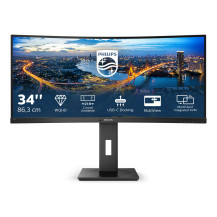 MONITOR PHILIPS LED 34" CURVED 346B1C/00 VA 3440x1440 5ms 300cd/m² 3000:1 (80.000.000:1)2x5W MM RegH HDMI DP USB-C GAMING 346B1C
