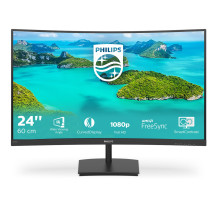 MONITOR PHILIPS LED 23.6" Wide CURVED 241E1SCA/00 VA 1920x1080 4ms 250cd/m² 3000:1 Mega Infinity DCR 2x3W MM VGA HDMI GAMING 241