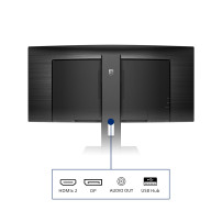 MONITOR PHILIPS LED 34" Wide CURVED 345B1C/00 IPS 3440x1440 5ms 300cd/m² 3.000:1(80.000.000:1)2x5W MM 2HDMI DP USB GAMING 345B1C