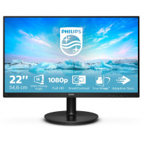 MONITOR PHILIPS LED 21.5" Wide 221V8/00 VA 1920x1080 4ms 250cd/mq 3000:1 (Mega Infinity DCR) VGA HDMI 221V8/00 PHILIPS