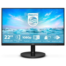 MONITOR PHILIPS LED 21.5" Wide 221V8A/00 VA 1920x1080 4ms 250cd/mq 3000:1 (Mega Infinity DCR) 2x2W MM VGA HDMI 221V8A/00 PHILIPS