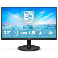 MONITOR PHILIPS LED 21.5" Wide 221V8A/00 VA 1920x1080 4ms 250cd/mq 3000:1 (Mega Infinity DCR) 2x2W MM VGA HDMI 221V8A/00 PHILIPS