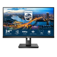 MONITOR PHILIPS LED 23.8"Wide 243B1/00 IPS 1920x1080 250cd/mq 1000:1 (50.000.000:1) 2x2W MM Pivot RegH HDMI DP USB-C docking 243