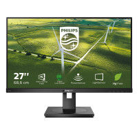 MONITOR PHILIPS LED 27"Wide 272B1G/00 IPS 1920x1080 4ms 250cd/mq 1.000:1 2x2W MM Pivot RegH VGA DVI HDMI DP USB Low Power Green 