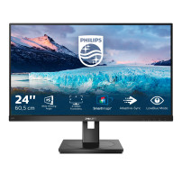 MONITOR PHILIPS LED 23.8"Wide 242S1AE/00 IPS 1920x1080 4ms 250cd/mq 1.000:1 (50.000.000:1) 2x2W MM Pivot Reg.H VGA DVI HDMI DP 2