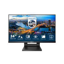 MONITOR PHILIPS TOUCH LED 23.8" Wide 242B1TC/00 IPS 1920x1080 4ms 250cd/mq 1000:1 2x2WMM Reg.inH PIVOT VGA HDMI DP USB 242B1TC/0