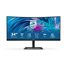 MONITOR PHILIPS LED 34" CURVED 346E2CUAE/00 VA 3440x1440 4ms 300cd/m² 3000:1 2x5W MM RegH HDMI DP USB-C docking GAMING 346E2CUAE
