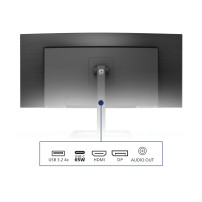 MONITOR PHILIPS LED 34" CURVED 346E2CUAE/00 VA 3440x1440 4ms 300cd/m² 3000:1 2x5W MM RegH HDMI DP USB-C docking GAMING 346E2CUAE