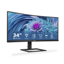 MONITOR PHILIPS LED 34" CURVED 346E2CUAE/00 VA 3440x1440 4ms 300cd/m² 3000:1 2x5W MM RegH HDMI DP USB-C docking GAMING 346E2CUAE