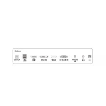 MONITOR PHILIPS TOUCH LED 23.8" Wide 242B9TL/00 IPS 1920x1080 5ms 250cd/mq 1000:1(50.000.000:1)2x2WMM ReginH VGA DVI HDMI DP USB