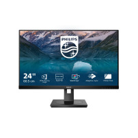 MONITOR PHILIPS LED 23.8"Wide 242S9JML/00 VA 1920x1080 4ms 300cd/mq1.000:1 (50.000.000:1)2x2W MM Pivot Reg.H VGA DVI HDMI DP USB