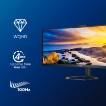 MONITOR PHILIPS LED 34" 21:9 CURVED 34E1C5600HE/00 3440x1440 1ms 300cd/m² 50.000.000:1 2x5W MM Webcam RegH HDMI DP USB-C docking