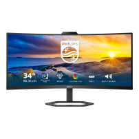 MONITOR PHILIPS LED 34" 21:9 CURVED 34E1C5600HE/00 3440x1440 1ms 300cd/m² 50.000.000:1 2x5W MM Webcam RegH HDMI DP USB-C docking