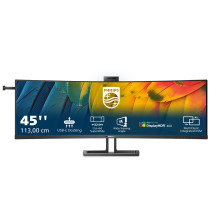 MONITOR PHILIPS 44,5" 32:9 CURVED 45B1U6900CH VA 5120x1440 4ms 450cd/m² 2x5W MM WEBCAM Reg.H 2HDMI DP RJ45 2USB-C docking 45B1U6