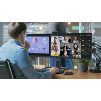 MONITOR PHILIPS 44,5" 32:9 CURVED 45B1U6900CH VA 5120x1440 4ms 450cd/m² 2x5W MM WEBCAM Reg.H 2HDMI DP RJ45 2USB-C docking 45B1U6
