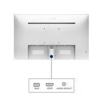MONITOR PHILIPS LED 27"Wide 271V8AW/00 IPS 1920x1080 250cd/mq 1300:1Mega Infinity DCR 2x2W MM VGA HDMI White 271V8AW/00 PHILIPS
