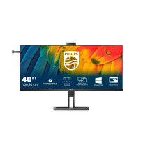 MONITOR PHILIPS LED 40" 21:9 40B1U6903CH/00 IPS 5120x2160 450cd/m² 2x5W MM WEBCAM Reg.H HDMI DP RJ45 Thunderbolt USB-C docking 4