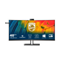 MONITOR PHILIPS LED 40" 21:9 40B1U6903CH/00 IPS 5120x2160 450cd/m² 2x5W MM WEBCAM Reg.H HDMI DP RJ45 Thunderbolt USB-C docking 4
