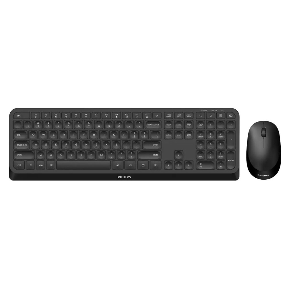 KIT PHILIPS SPT6307B/34 TASTIERA (tasti bassi) + MOUSE WIRELESS Nero SPT6307B/34 PHILIPS