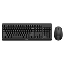 KIT PHILIPS SPT6307BL/34 TASTIERA (tasti alti) + MOUSE WIRELESS Nero SPT6307BL/34 PHILIPS