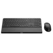 KIT PHILIPS SPT6607B/34 TASTIERA + MOUSE WIRELESS Poggiapolsi staccabile Nero SPT6607B/34 PHILIPS