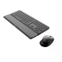 KIT PHILIPS SPT6607B/34 TASTIERA + MOUSE WIRELESS Poggiapolsi staccabile Nero SPT6607B/34 PHILIPS