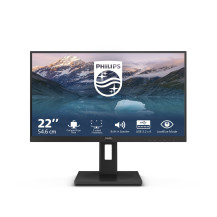 MONITOR PHILIPS LED 21.5" Wide 222S9JML/00 VA 1920x1080 4ms 250cd/mq 3000:1 (20.000.000:1) 2x2W MM PIVOT Reg.H VGA HDMI DP 222S9