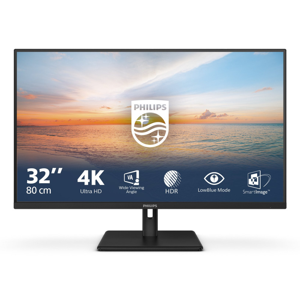 MONITOR PHILIPS LED 31.5" 32E1N1800LA/00 VA 3840x2160 4ms 300cd/m² 3.500:1 MEGA INFINITY 2x5W MM HDMI DP 32E1N1800LA/00 PHILIPS