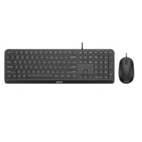 KIT PHILIPS SPT6207B/34 TASTIERA USB (tasti bassi) + MOUSE OTTICO USB Nero SPT6207B/34 PHILIPS