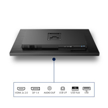 MONITOR PHILIPS LED 31.5" 32B1N3800/00 VA 3840x2160 4ms 350cd/m² 3500:1 (50.000.000:1)2x3W MM Reg.H PIVOT 2HDMI DP 32B1N3800/00 