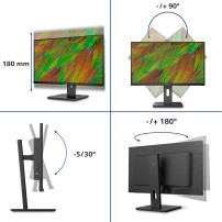MONITOR PHILIPS LED 31.5" 32B1N3800/00 VA 3840x2160 4ms 350cd/m² 3500:1 (50.000.000:1)2x3W MM Reg.H PIVOT 2HDMI DP 32B1N3800/00 