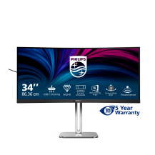 MONITOR PHILIPS LED 34" 21:9 CURVED 34B2U5600C/00 3440x1440 4ms 300cd/m² 50.000.000:1 2x5W MM Reg.H 2HDMI DP RJ45 USB-C docking 