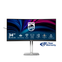 MONITOR PHILIPS LED 34" 21:9 CURVED 34B2U5600C/00 3440x1440 4ms 300cd/m² 50.000.000:1 2x5W MM Reg.H 2HDMI DP RJ45 USB-C docking 