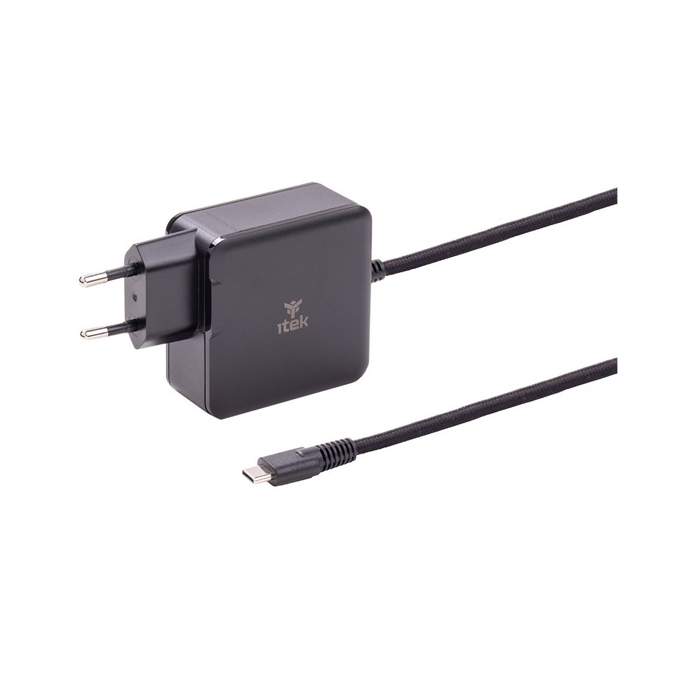 ALIMENTATORE UNIVERSALE 65W ITEK x NOTEBOOK USB-C, PD - Tecnologia GaN -  ITNBACWB065 ITNBACWB065 ITEK