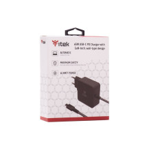 ALIMENTATORE UNIVERSALE 65W ITEK x NOTEBOOK USB-C, PD - Tecnologia GaN -  ITNBACWB065 ITNBACWB065 ITEK