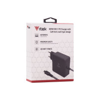 ALIMENTATORE UNIVERSALE 100W ITEK x NOTEBOOK USB-C, PD - Tecnologia GaN -  ITNBACWB065 ITNBACWB100 ITEK