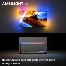 TV PHILIPS LED 55'' SMART TV 55OLED770/12 OLED 4K AMBILIGHT 3HDMI 2USB Wi-Fi DVB-T/T2/T2-HD/C/S/S2 55OLED770/12 PHILIPS