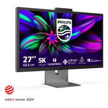 MONITOR PHILIPS LED 27"Wide 27E3U7903/00 IPS 5120x2880 5K 500cd/mq 2000:1 2x5W WEBCAM Pivot Reg.H HDMI Thunderbolt USB-C doking 