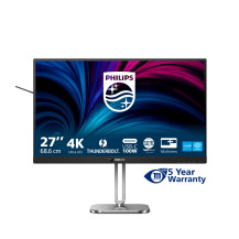 MONITOR PHILIPS LED 27"Wide 27B2U6903/00 IPS 3840x2160 4ms 350cd/mq 1.000:1 2x3W MM Reg.H PIVOT 2HDMI DP USB-C Docking 27B2U6903