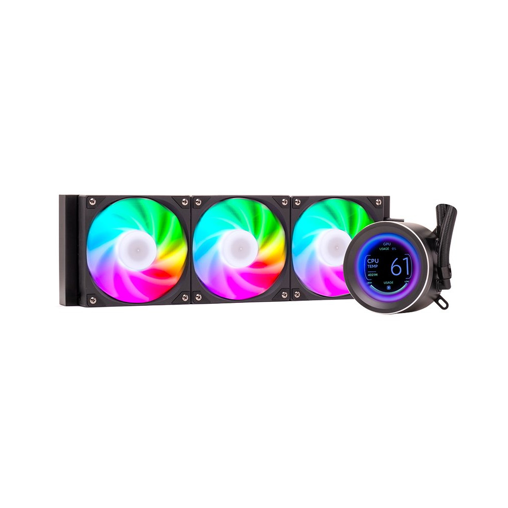 COOLER ITEK "ARCTIC  SPHERE LCD 360" 360mm (Raff. a Liquido) LCD 2.8"+SW, PWM FAN,SKT UNIVERSALE - ITLCASL360 ITLCASL360 ITEK