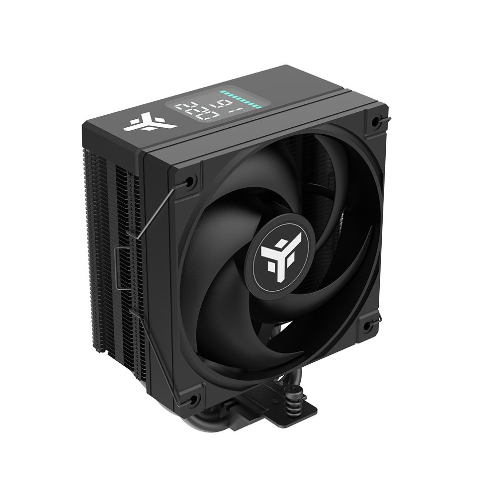 COOLER ITEK "ICY-4HAT" (Raff. Aria) 180W TDP, 4 HP, 12cm ARGB FAN,TEMPER. DIGITAL DISPLAY +SW - SKT UNIVERSALE - ITACI4HAT ITACI