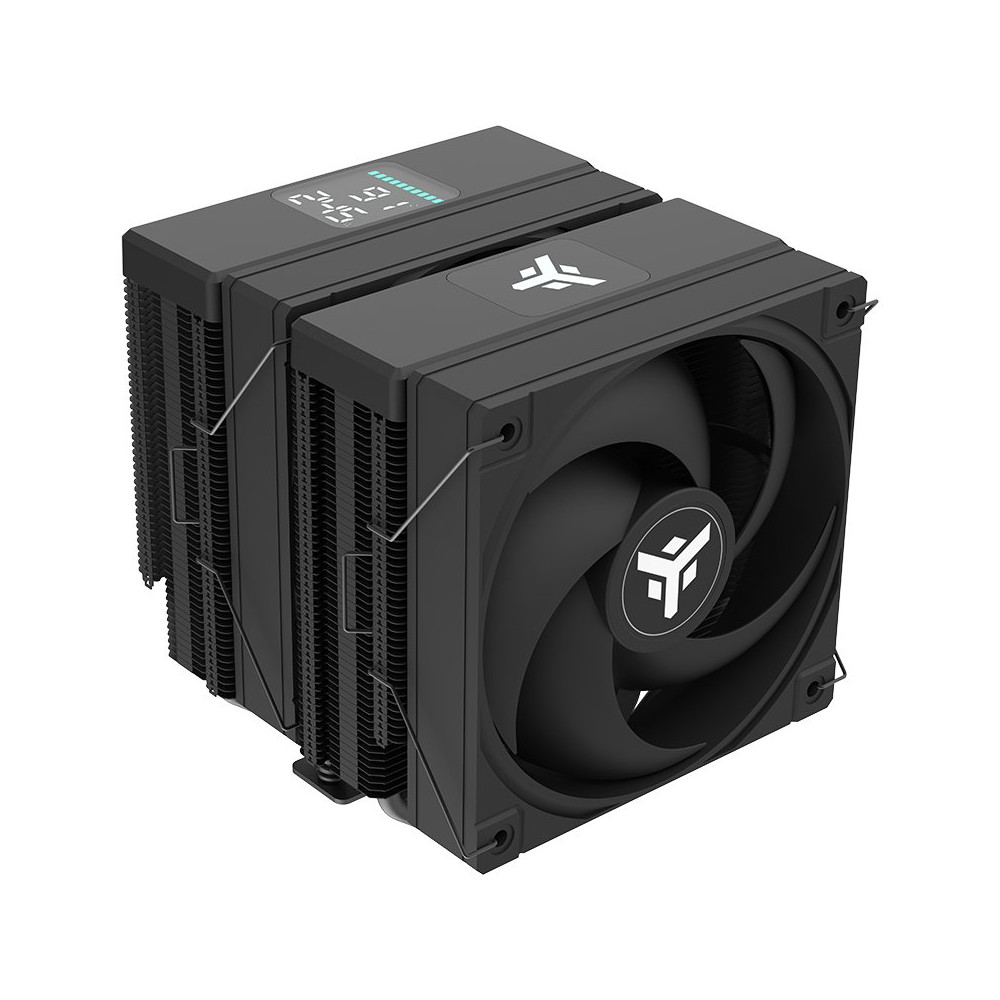 COOLER ITEK "ICY-6HAT" (Raff. Aria) 250W TDP, 6 HP, 12cm ARGB FAN,TEMPER. DIGITAL DISPLAY+SW -SKT UNIVERSALE - ITACI6HAT ITACI6H