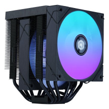 COOLER ITEK "ICY-6HAT" (Raff. Aria) 250W TDP, 6 HP, 2*12cm ARGB FAN,TEMPER. DIGITAL DISPLAY+SW -SKT UNIVERSALE - ITACI6HAT ITACI