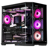 CASE ITEK TOWER "DARK CAVE AKU" GAMING  2*USB3,USB-C, 4*12cm fan ARGB, Temp Glass Side & Front Panel, ITGCADCAKB ITGCADCAKB ITEK