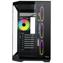 CASE ITEK TOWER "DARK CAVE AKU" GAMING  2*USB3,USB-C, 4*12cm fan ARGB, Temp Glass Side & Front Panel, ITGCADCAKB ITGCADCAKB ITEK