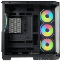 CASE ITEK TOWER "DARK CAVE AKU" GAMING  2*USB3,USB-C, 4*12cm fan ARGB, Temp Glass Side & Front Panel, ITGCADCAKB ITGCADCAKB ITEK